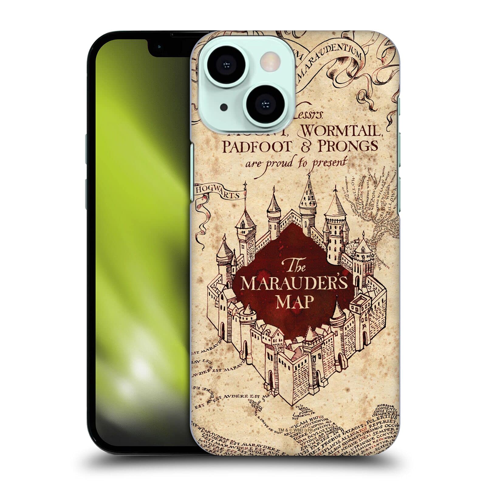 Head Case Designs Licenza Ufficiale Harry Potter The Marauder's Map Prisoner of Azkaban II Custodia Cover Dura per Parte Posteriore Compatibile con Apple iPhone 13 Mini