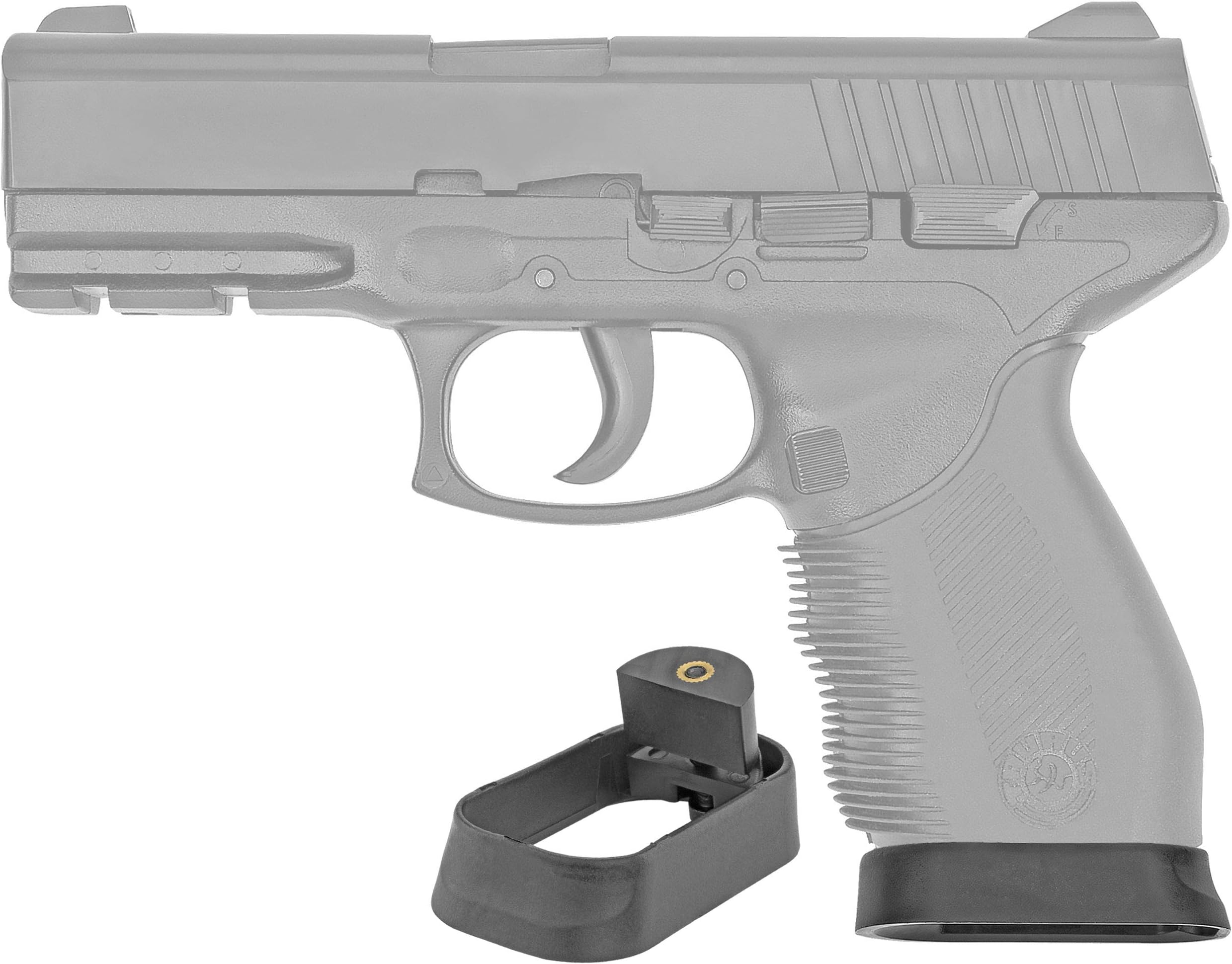 Boomstick Gun Accessories Magwell, Fits Glock, Black
