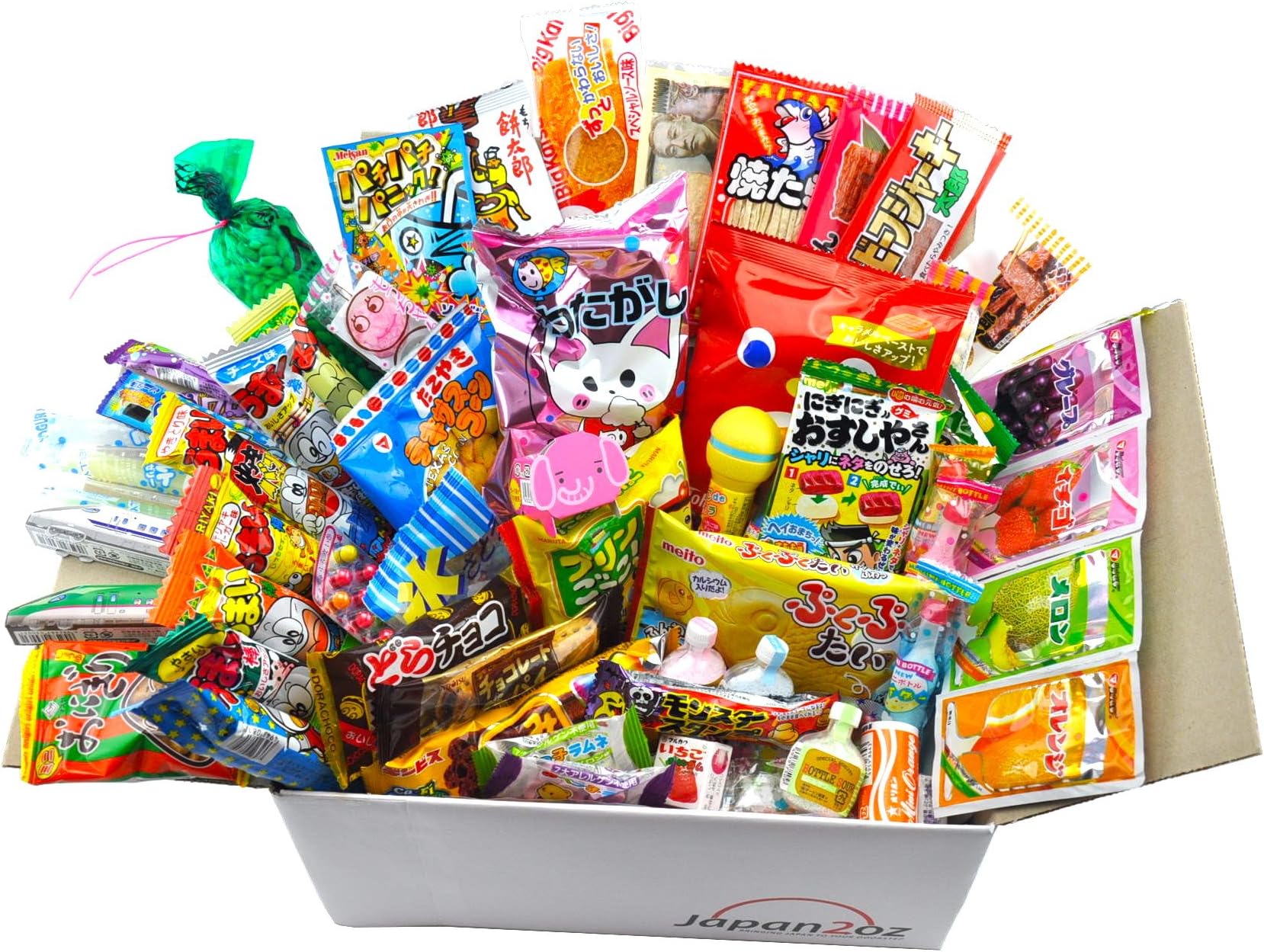 Japanese Candy Set Dagashi & Snacks Assortment 105 Pieces Christmas Present