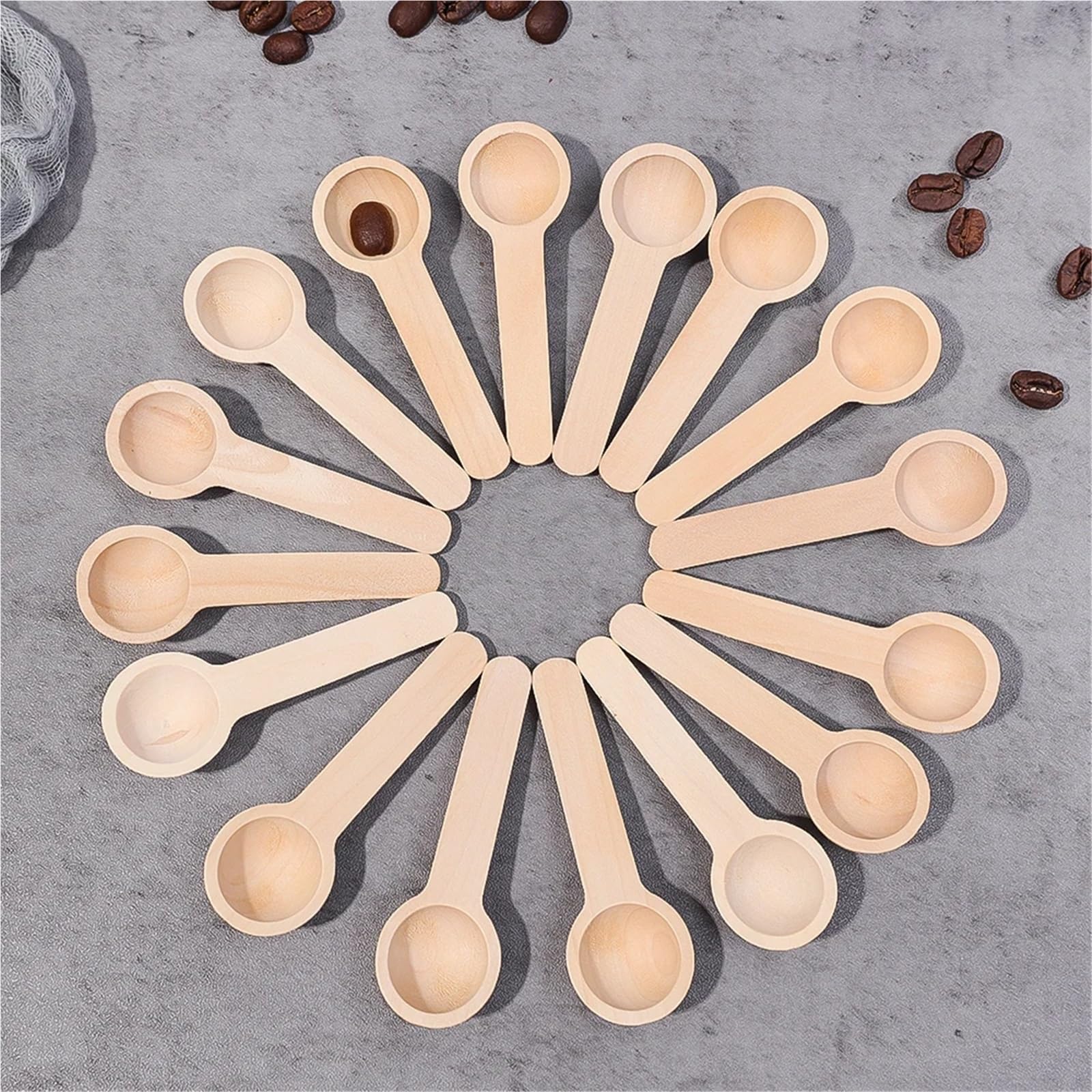 Mini cuillères en bois 40/80/120 pièces pour assaisonnement de cuisine, miel, café, épices
