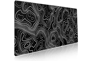Topographic Contour XXL Mouse Pad: Unparalleled Gaming Precision