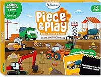 Vista 9 de Skillmatics Rompecabezas y Juego de Piso - Sitio de Construcción Armar y Jugar, Rompecabezas y Rompecabezas para Niños Pequeños, Juguete Educativo