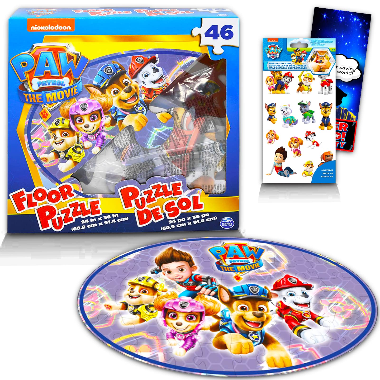 Buy Paw Patrol Floor Puzzle for Toddlers, Kids Bundle with 46 Piece