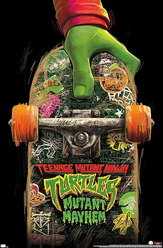 Teenage Mutant Ninja Turtles: Mutant Mayhem - Póster de pared de una hoja, 34 pulgadas de largo x 22.4 pulgadas de ancho, versión sin marco