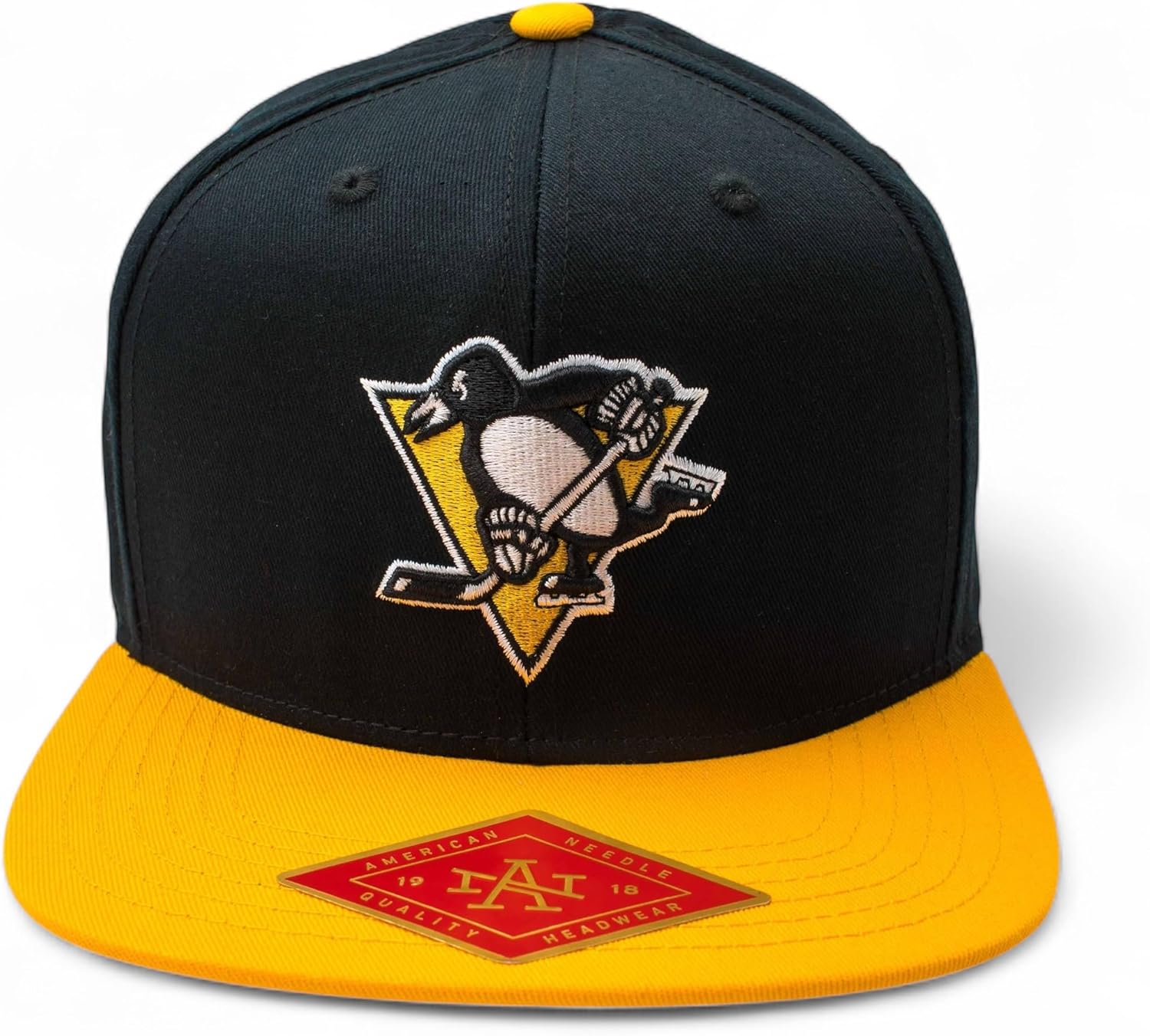 AMERICAN NEEDLE Officially Licensed NHL Team Hat, Embroidered Logo, Flat Brim, Snapback Mens OSFA New - Image 2