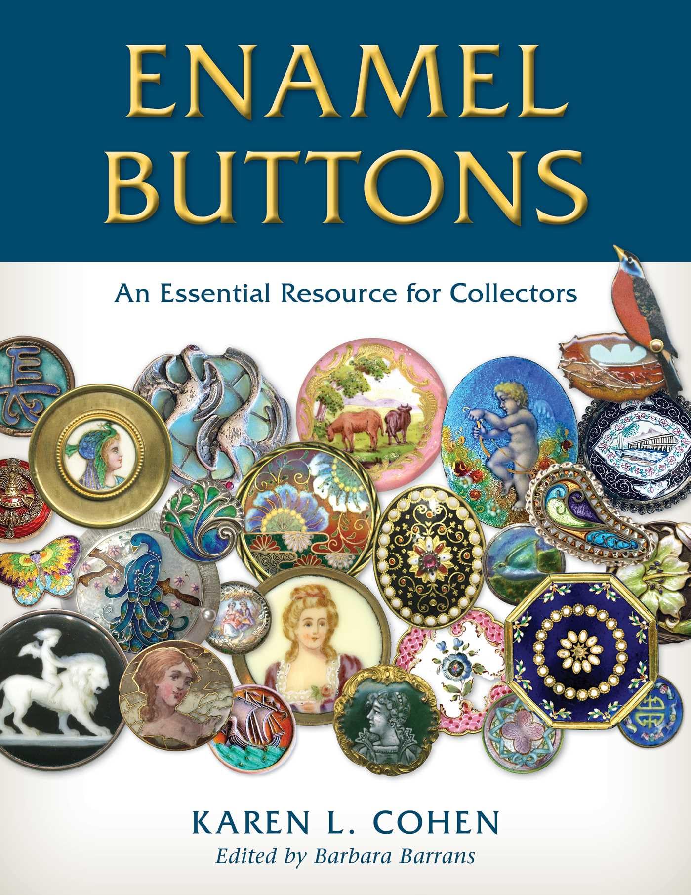 Enamel Buttons: An Essential Resource for Collectors (English Edition)