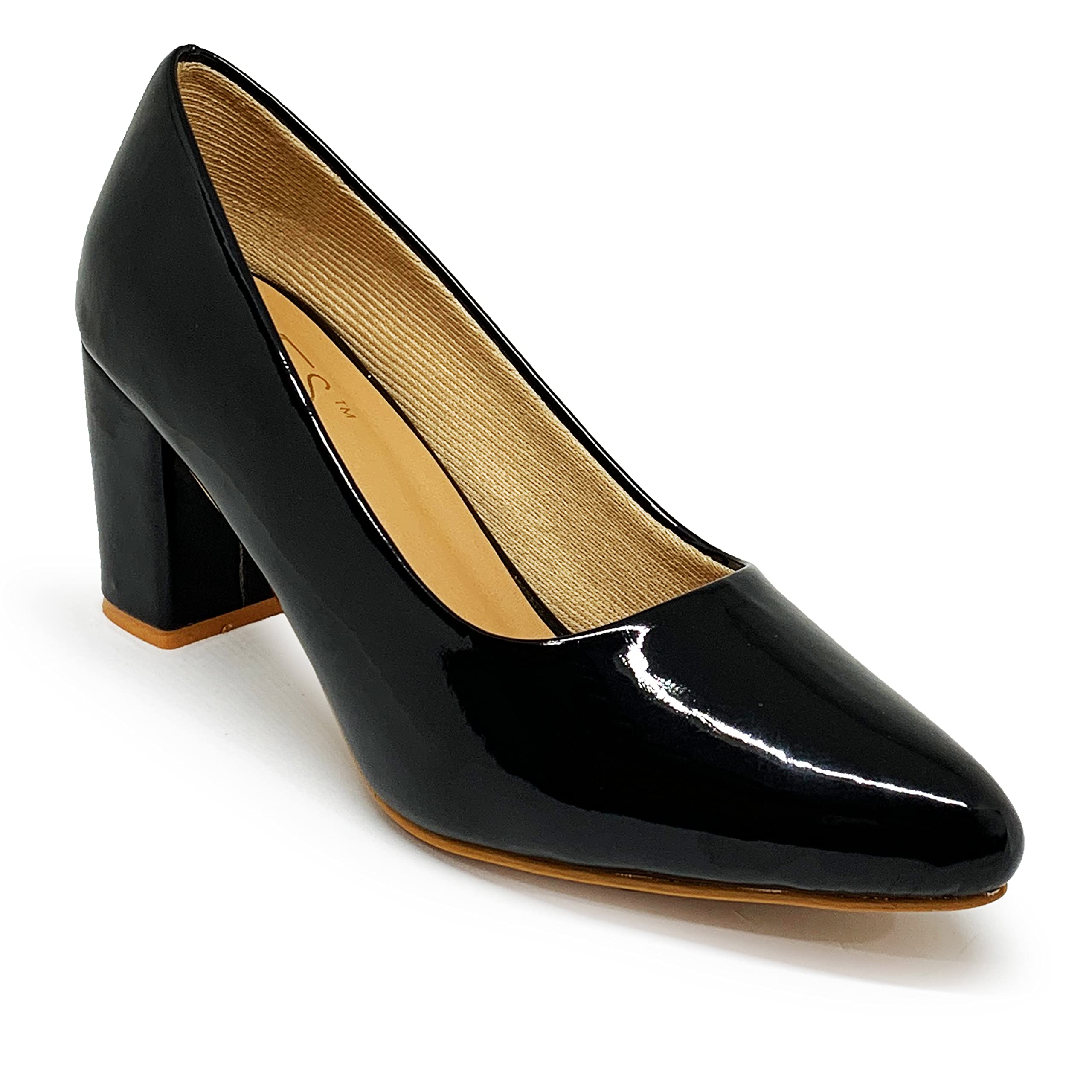 WFS Women 3 Inch Block Heel Pumps Footwear,Black,41 (B0BJL8CCKB) Amazon Price History, Amazon Price Tracker