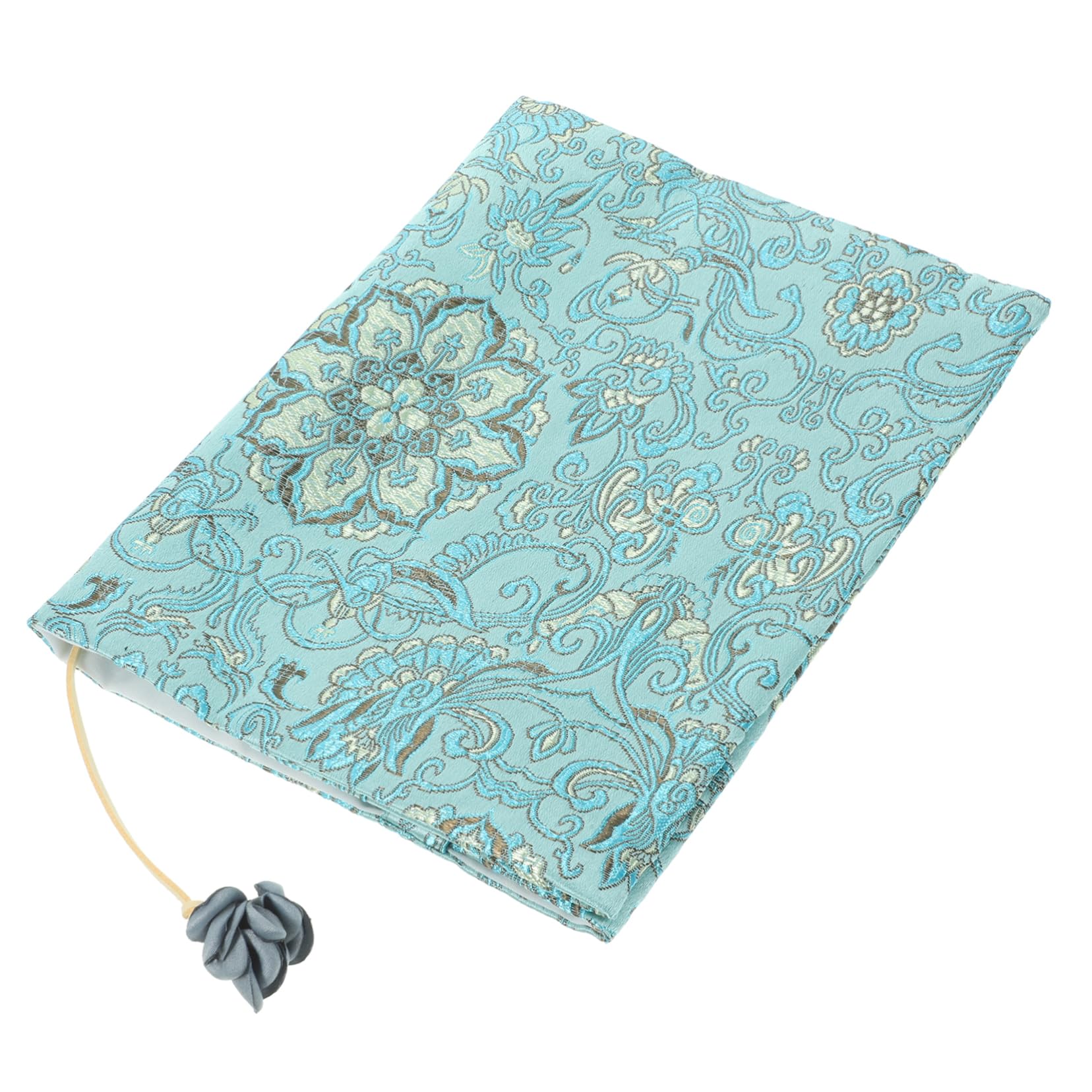 SHINEOFI 3 Pièces Couvertures De Journal Lumière Usb Tissu De Livre Signature Protecteurs Couverture De Livre Fleurie Transparent Protège Pochette De Trousses Light Green En Tissu