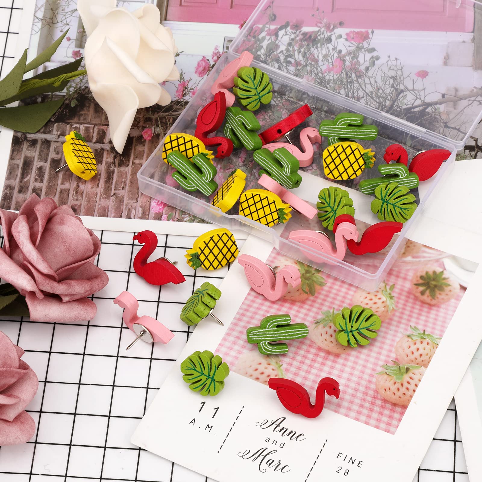 Ronde houten pushpins - 60 stuks Bestel nu! | Kurk24.nl | De