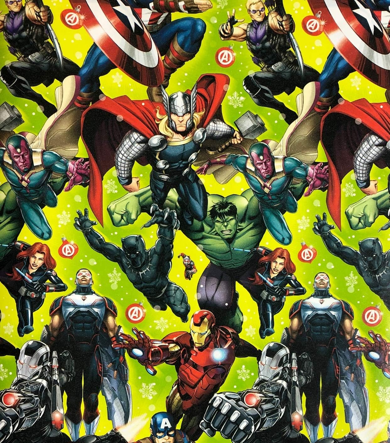 Marvel Avengers Superheros Wrapping Paper Gift Wrap (3.33 Feet Wide 70 Sq Feet) Amazon.ca