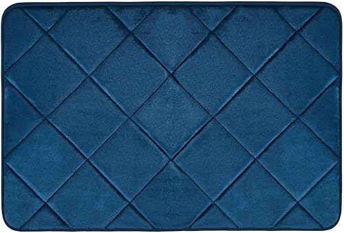 Vista 14 de Home Dynamix Capri Haven - Tapete de baño de espuma viscoelástica, lavable a máquina, gris claro, 20 x 30 pulgadas