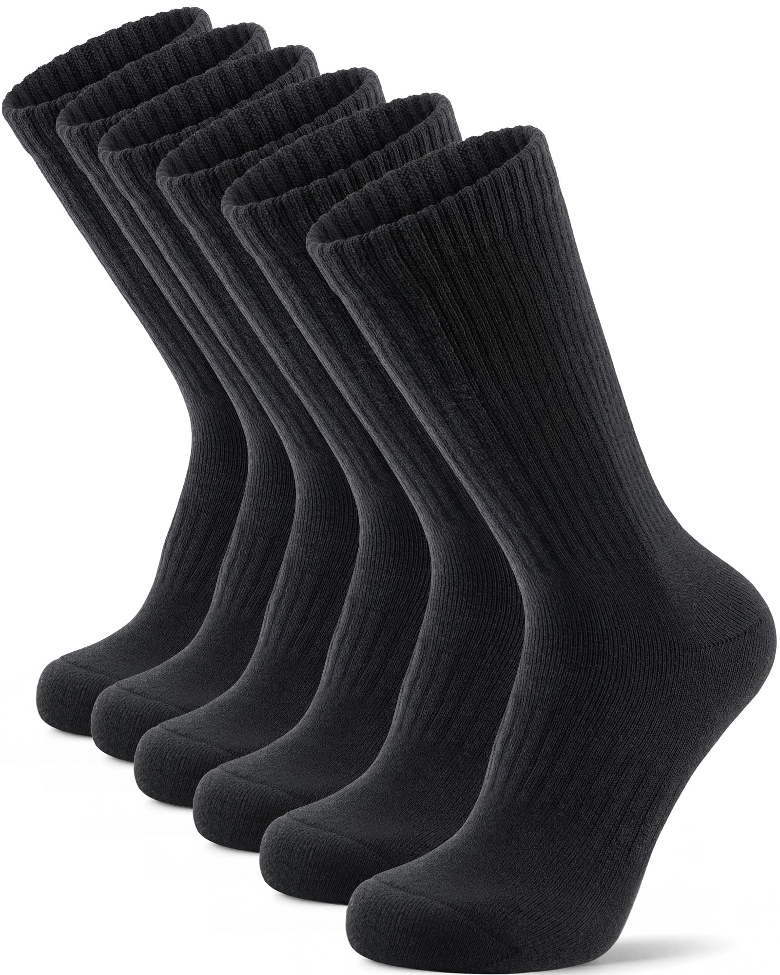 PULIOU Merino Wool Socks Men Women,Cushion Moisture Wicking Breathable Outdoor Multipack Hiking Trekking Walking Athletic Work thermal warm winter,3 pairs