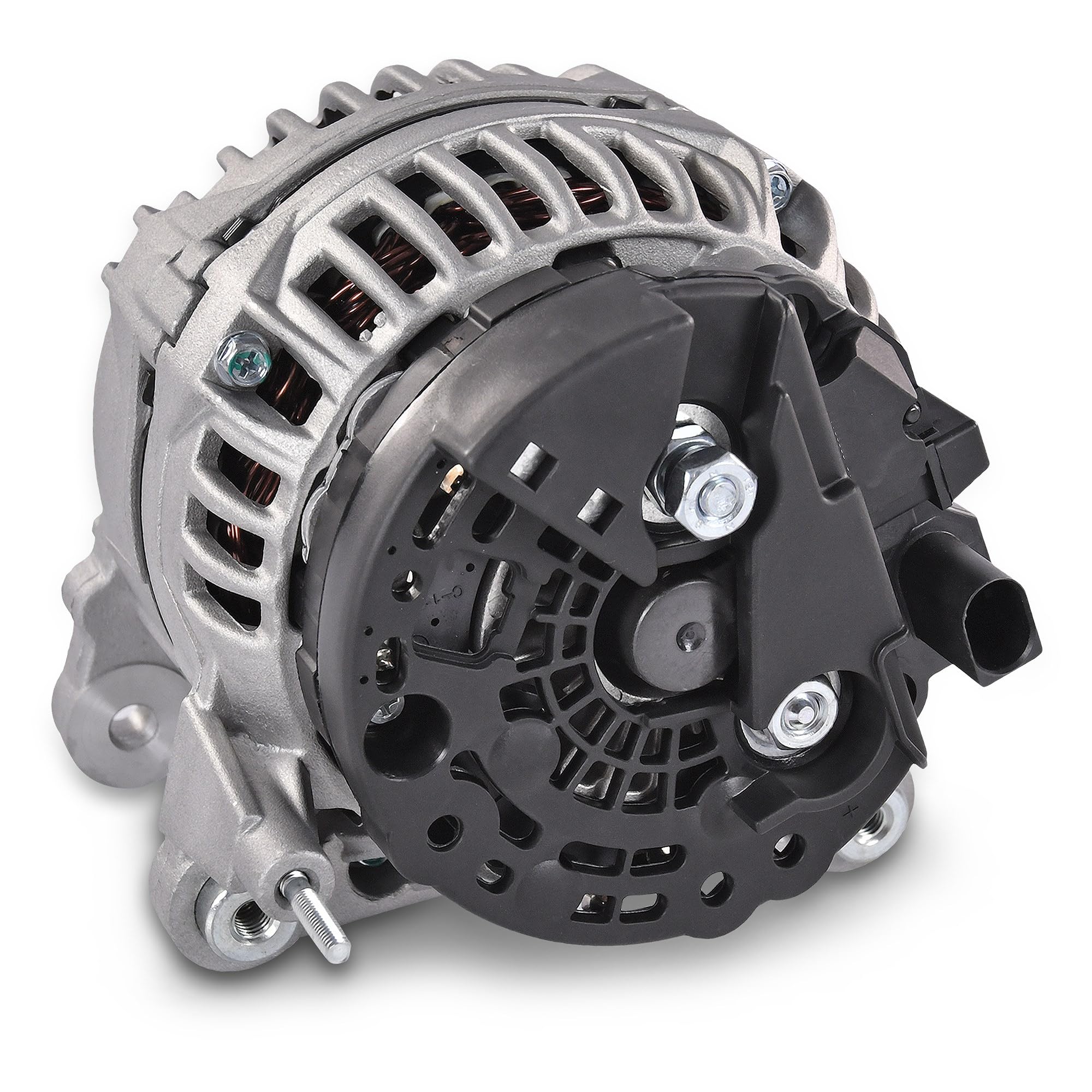 ATEC GERMANY 1x Alternador 14V 140A Compatible con AUDI A1, A3, A4 B6, A4 B7, SEAT ALHAMBRA, ALTEA, IBIZA, LEON, TOLEDO, SKODA FABIA 2, OCTAVIA 2, RAPID, ROOMSTER, SUPERB 2, YETI (5L)