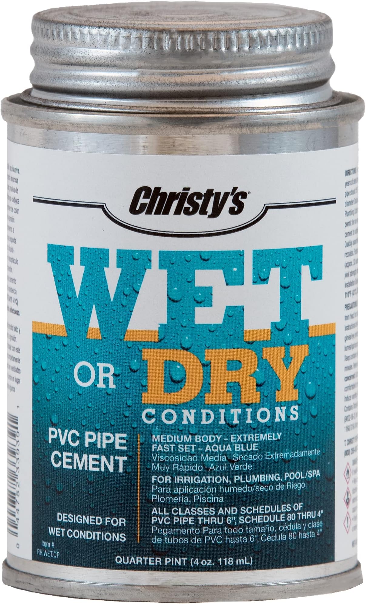 Wet Or Dry Conditions PVC Cement