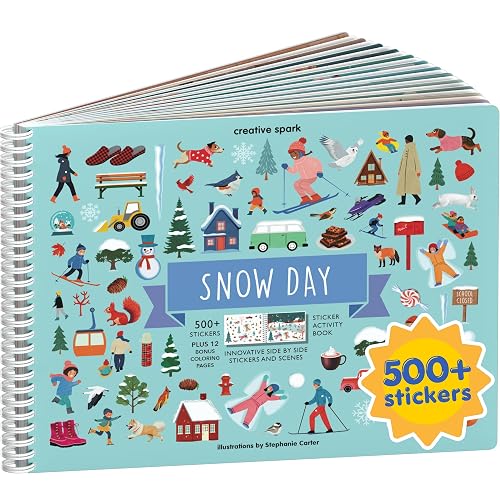 Snow Day 500+ Kids Sticker Book by Cupkin Fun Toddler