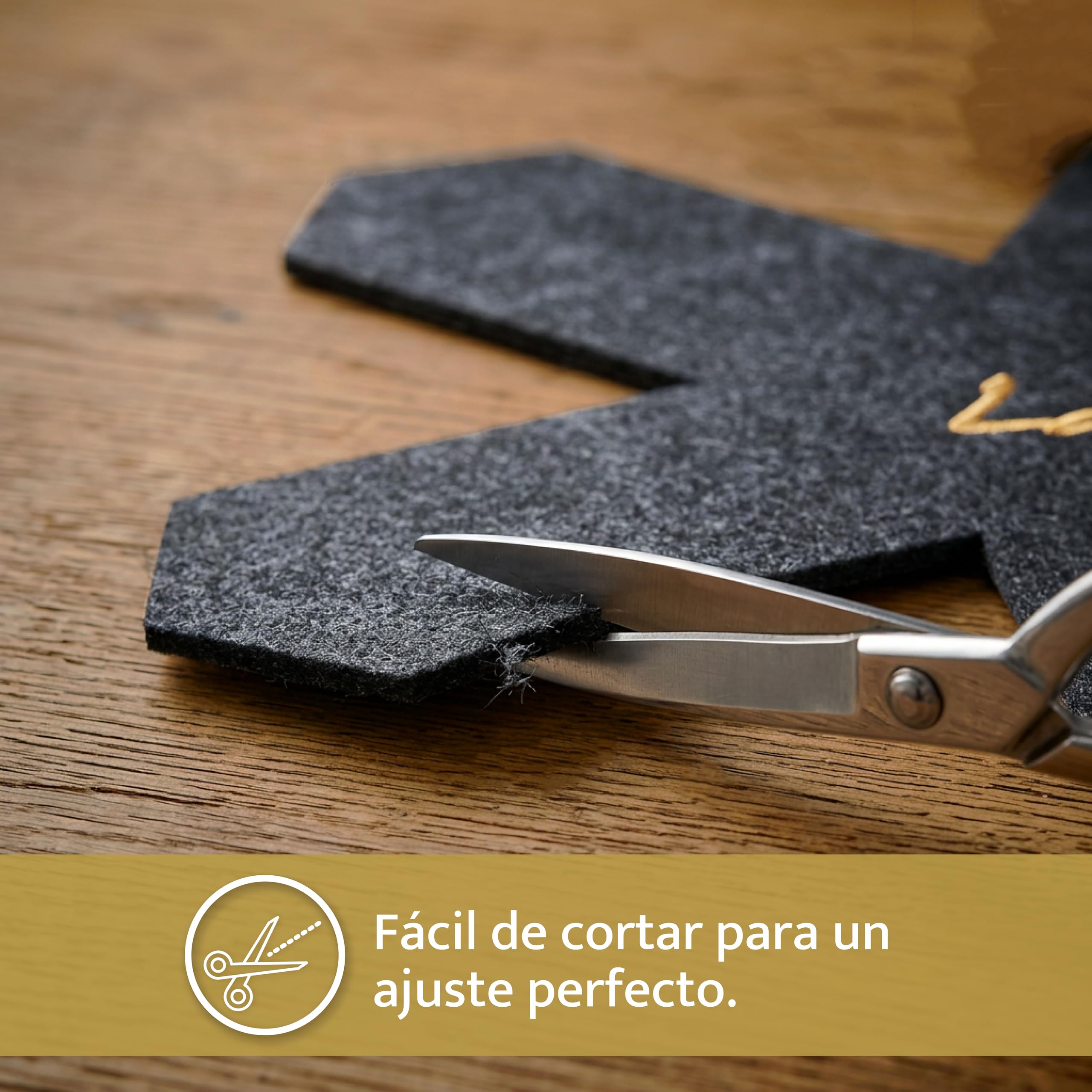 Lavea® Set 5 Protector sartenes Separador sartenes – Gris Oscuro, 38 cm, Grosor 3 mm – Protector sartenes separadores para sartenes y cacerolas