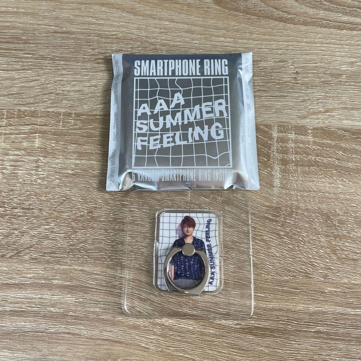 Amazon | Nissy グッズ セルフィーフォト チェキ スマホリング 銀 