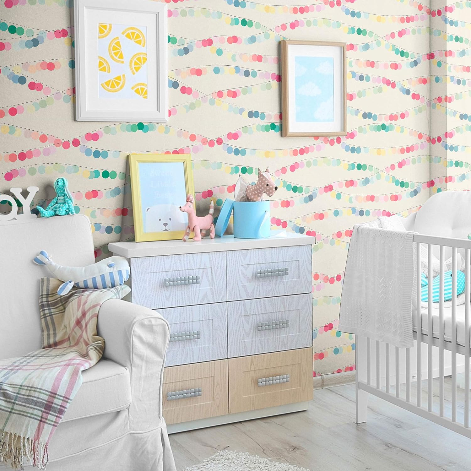 Walls By Me Peel and Stick Tan Geometric Teens Removable Wallpaper 3881-2ft x 4ft (61x122cm)