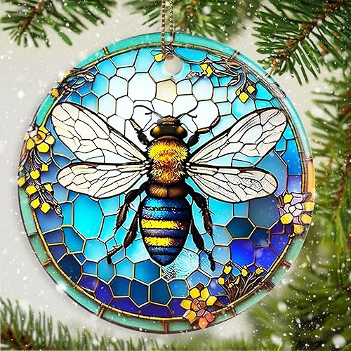 Miniatura 16 de Adorno de cerámica de elefante, regalo de recuerdo de elefante para árbol de Navidad, adorno para amantes de los animales