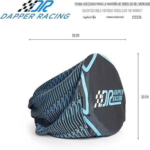 Miniatura 4 de DAPPER RACING  SIM RACING Steering Wheel and Pedals Covers  Compatible with Most Steering Wheel and Driving Pedals Models  G29 - G920  T150 - T300 -