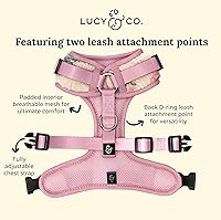 Vista 94 de Lucy & Co. Arnés para perro Midnight No-Pull – Talla M – Chaleco para dejar de tirar y caminar fácil – Cómodo producto de entrenamiento de correa