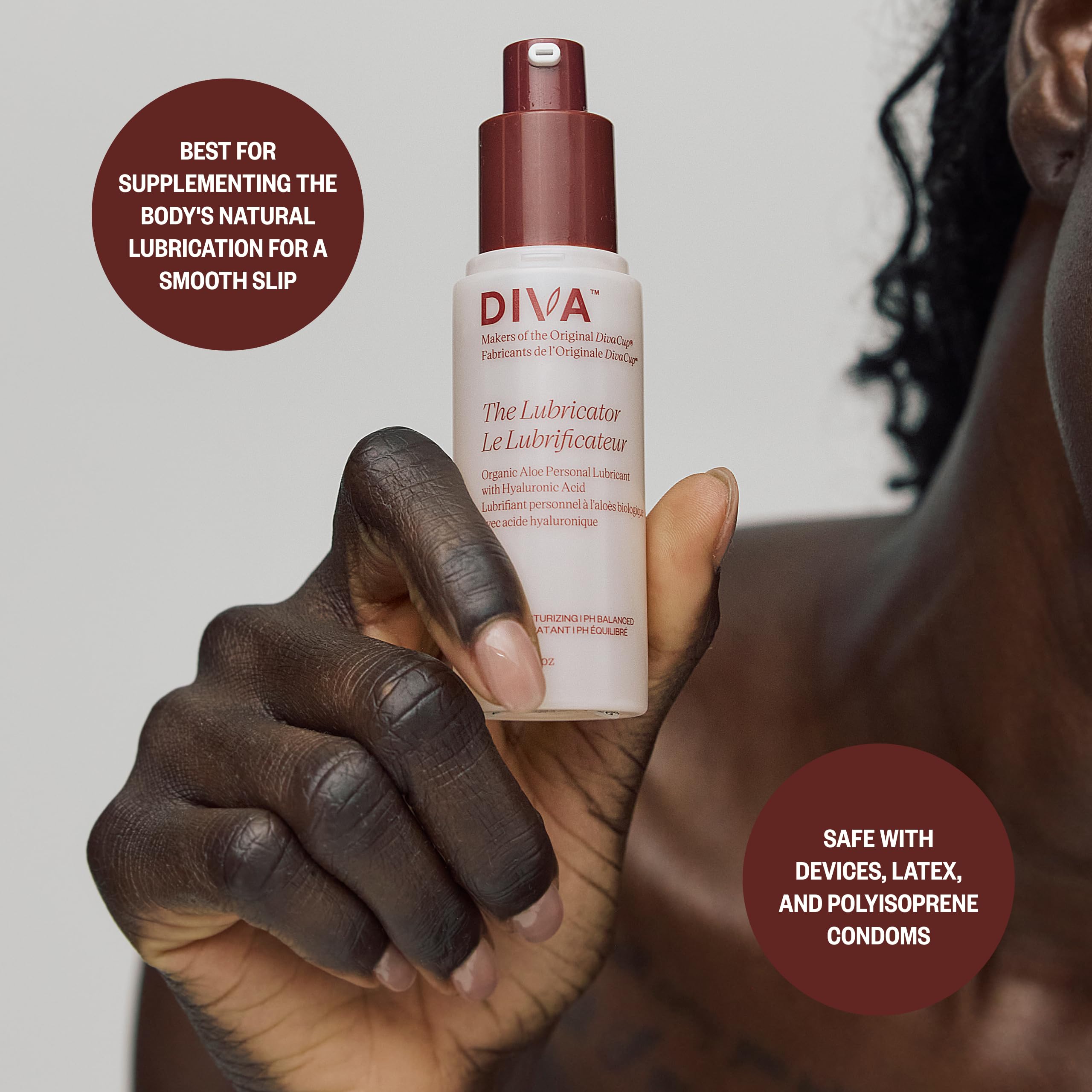 Amazon.com: DIVA Lubricador - Lubricante ultrahidratante y de larga  duración - Fórmula sin fragancia y a base de plantas - Nunca se pega y  siempre resbaladiza