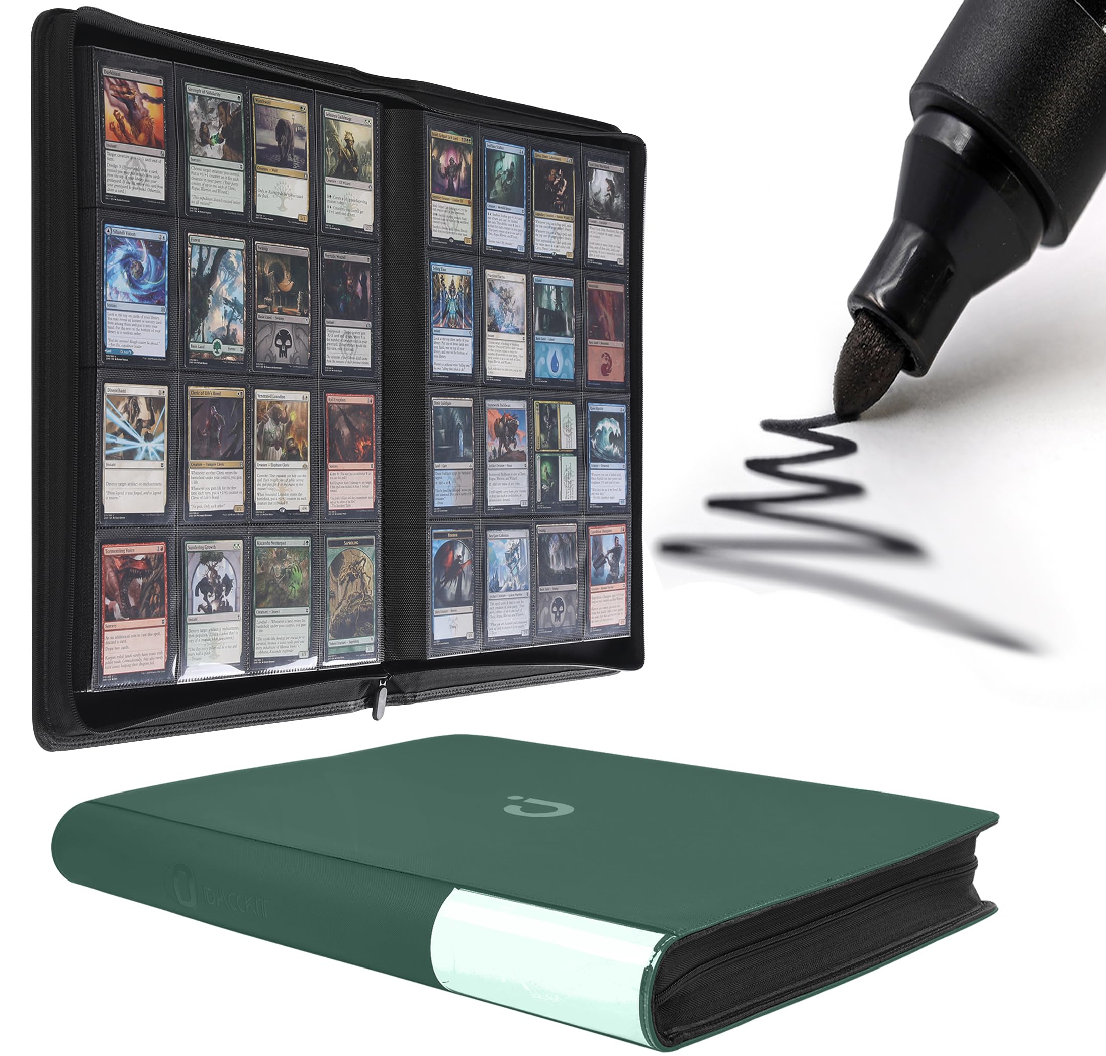 Amazon.com: D DACCKIT Card Binder 16 Pocket - Fits 1024 Cards，4X4