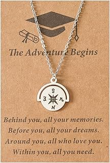 1PC Graduation Nceklace Gifts for Her Him 2022 Graduate College High School Inspirational Gifts Men S Necklace