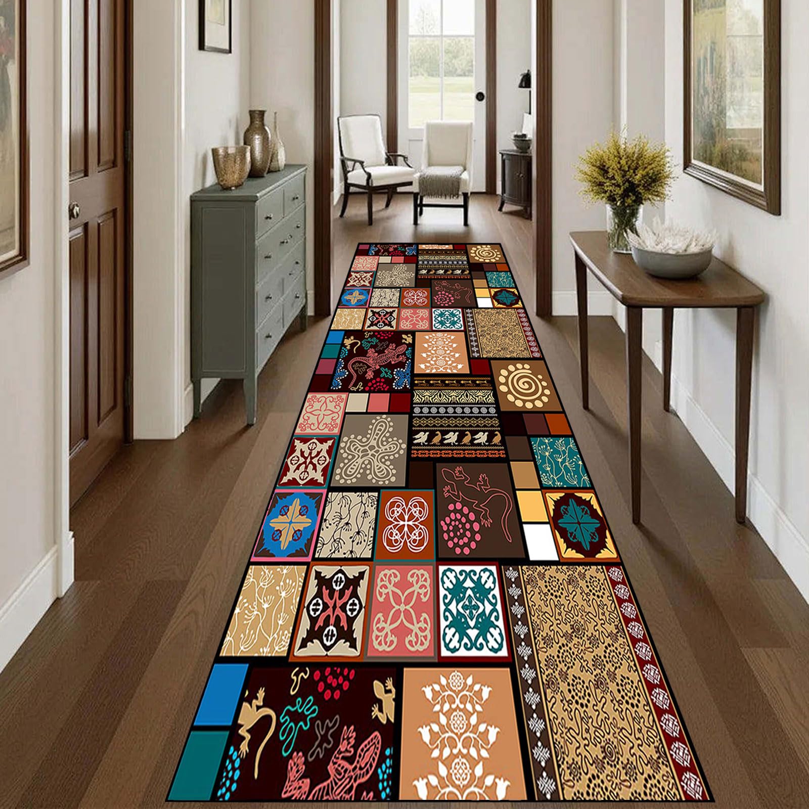 Alfombra lavable antideslizante de pelo corto anti manchas para cocina