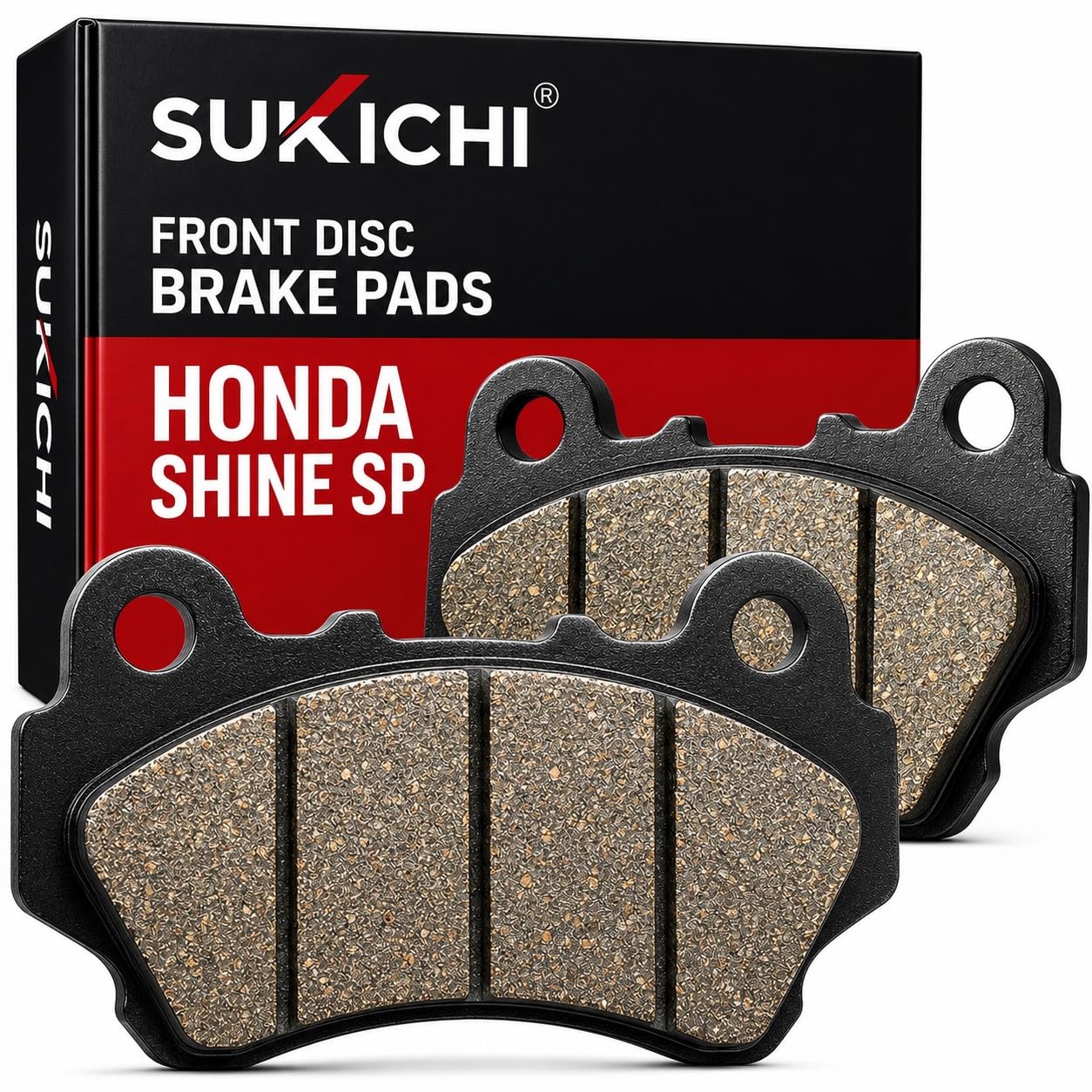 Medirich Disc Brake Pad | Offers perfect compatibility and easy installation | No modifications required | (Compatible with Hondaa Shiine SP)-image-47