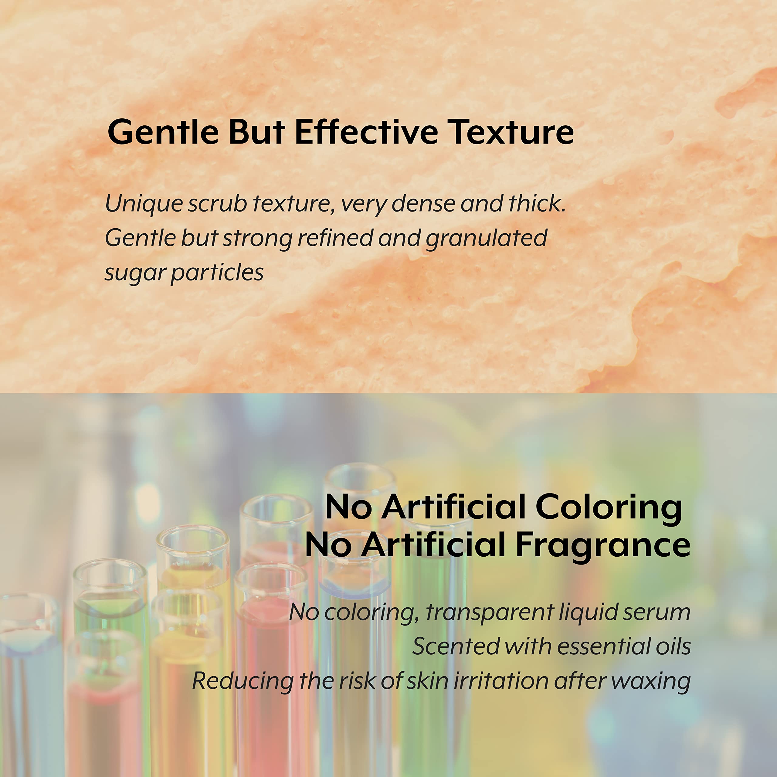 YNOTCARE Exfoliating Sugar ScrubFor Bikini Intimate Area, Sensitive Skin, Prevent Ingrown Hair