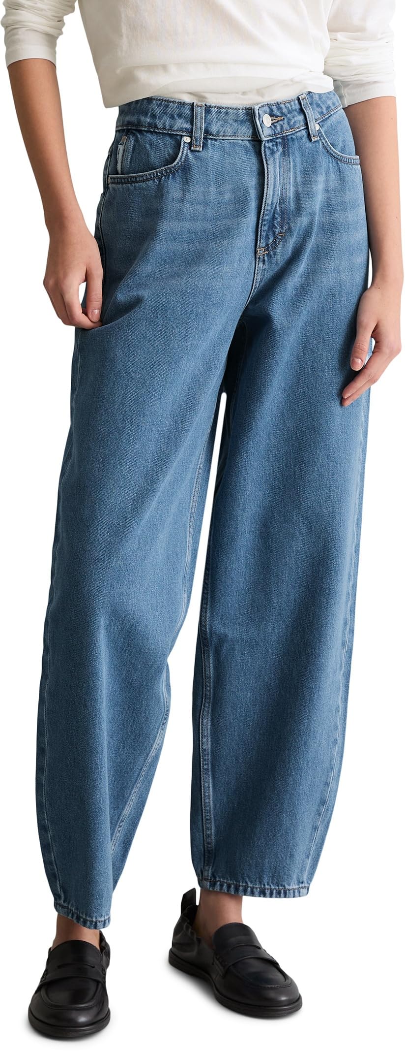 Marc OߴPolo Denim Damen Jeanshose Cropped Barrel-Jeans