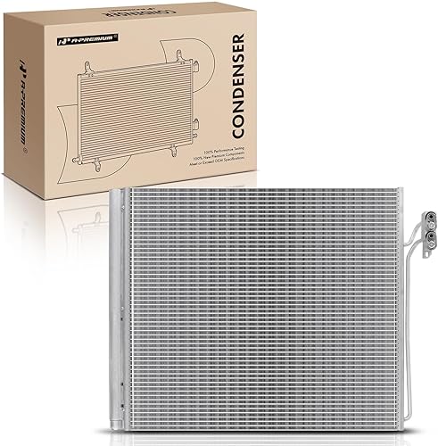 A-Premium Condensador de aire acondicionado compatible con Land Rover Range Rover 2006-2012 4.2L 5.0L, Reemplazar # JRB5000200