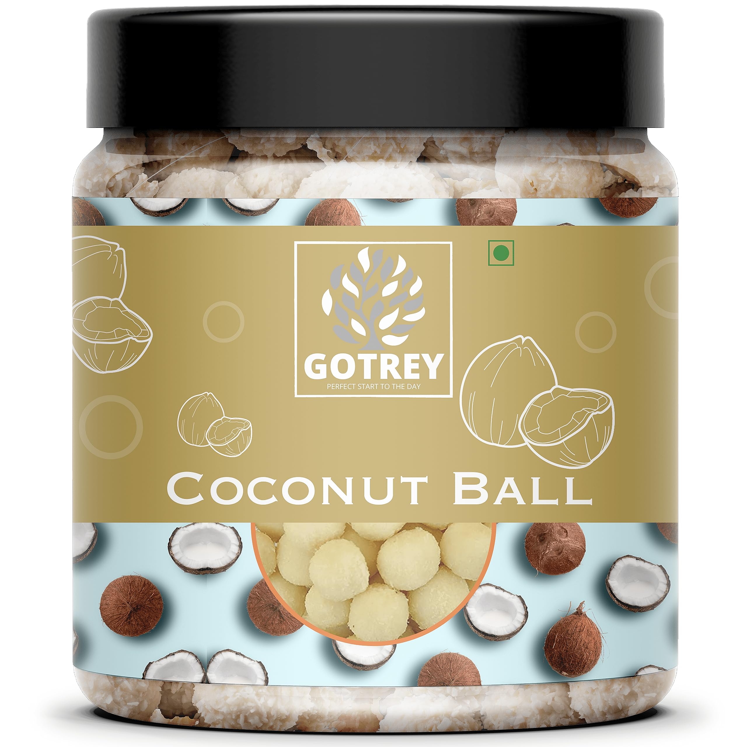 GOTREY Coconut Laddu 400 gm Real Nariyal Peda Toffee Soft & Chewy Candy Laddo Ball Jar Pack of 1 (B0CG345MWV) Amazon Price History, Amazon Price Tracker