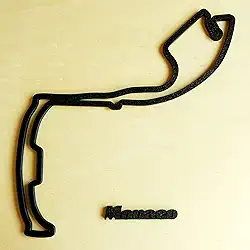 Quadro 3D Pista Monaco/Decoração, F1, Fórmula 1 - Toque 3D