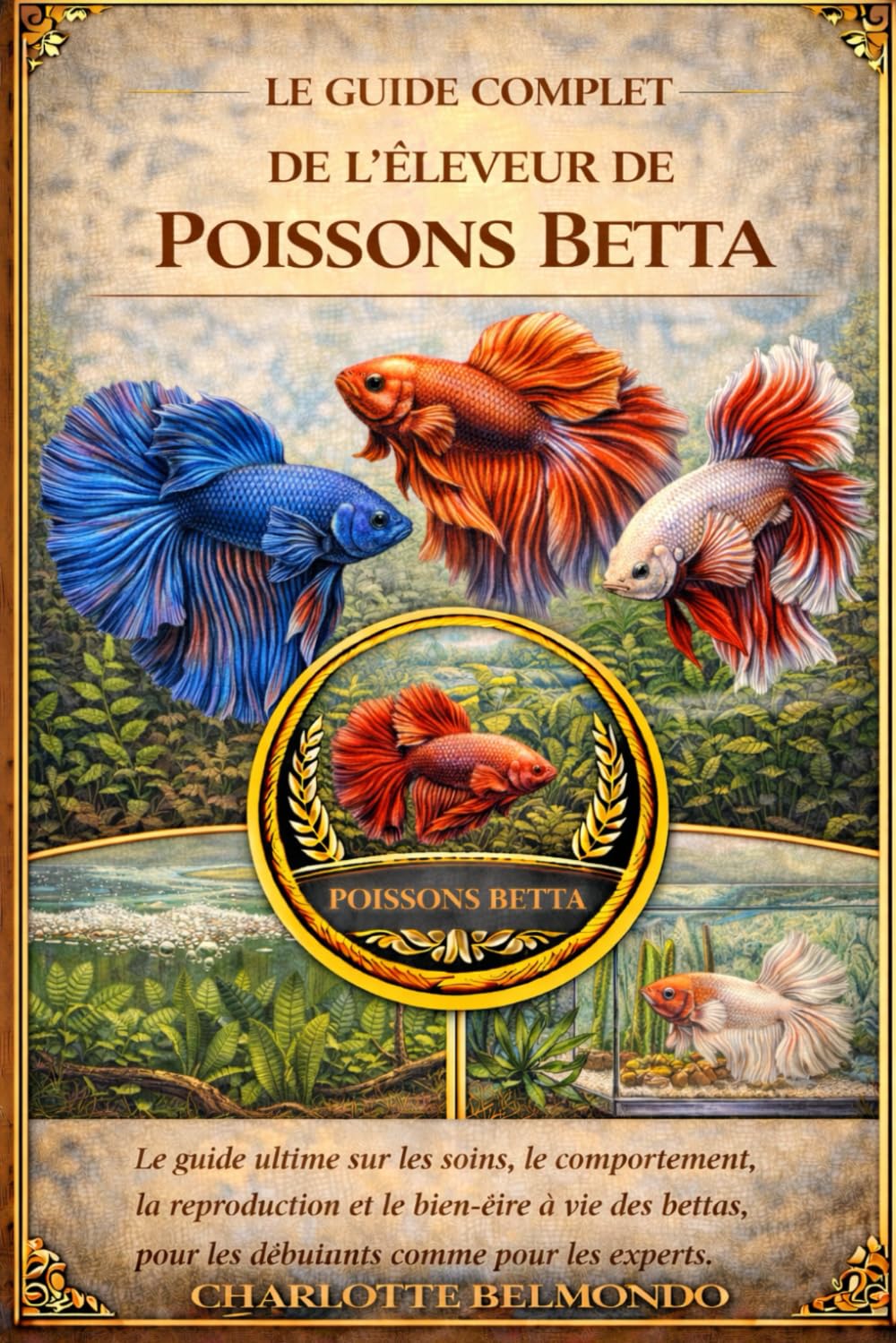 LE GUIDE COMPLET DE L'ÉLEVEUR DE POISSONS BETTA: Le guide ultime sur les soins, le comportement, la reproduction et le bien-être à vie des bettas, pour les débutants comme pour les experts.