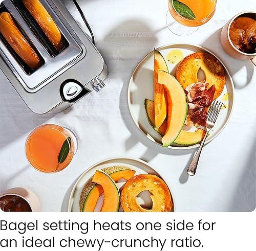 Miniatura 7 de Chefman 2-Slice Digital Toaster, Pop-Up, Stainless Steel, Extra-Wide Slots For Bagels, Defrost, Reheat, Cancel Functions, Removable Crumb Tray
