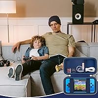 Vista 7 de Supmay Funda de transporte compatible con WELLST·G Consola de juegos portátil para niños - 220 videojuegos retro precargados, funda