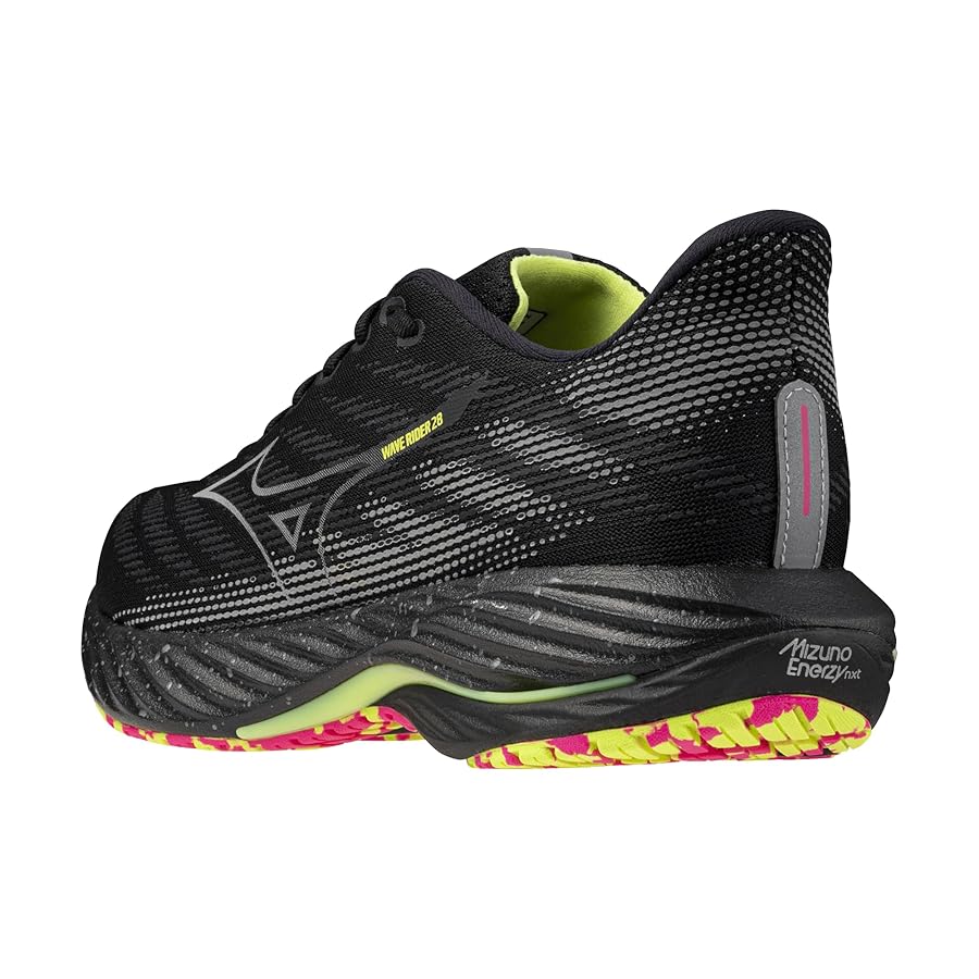 Amazon.com | Mizuno Men's Wave Rider 28 Running Shoe, Black