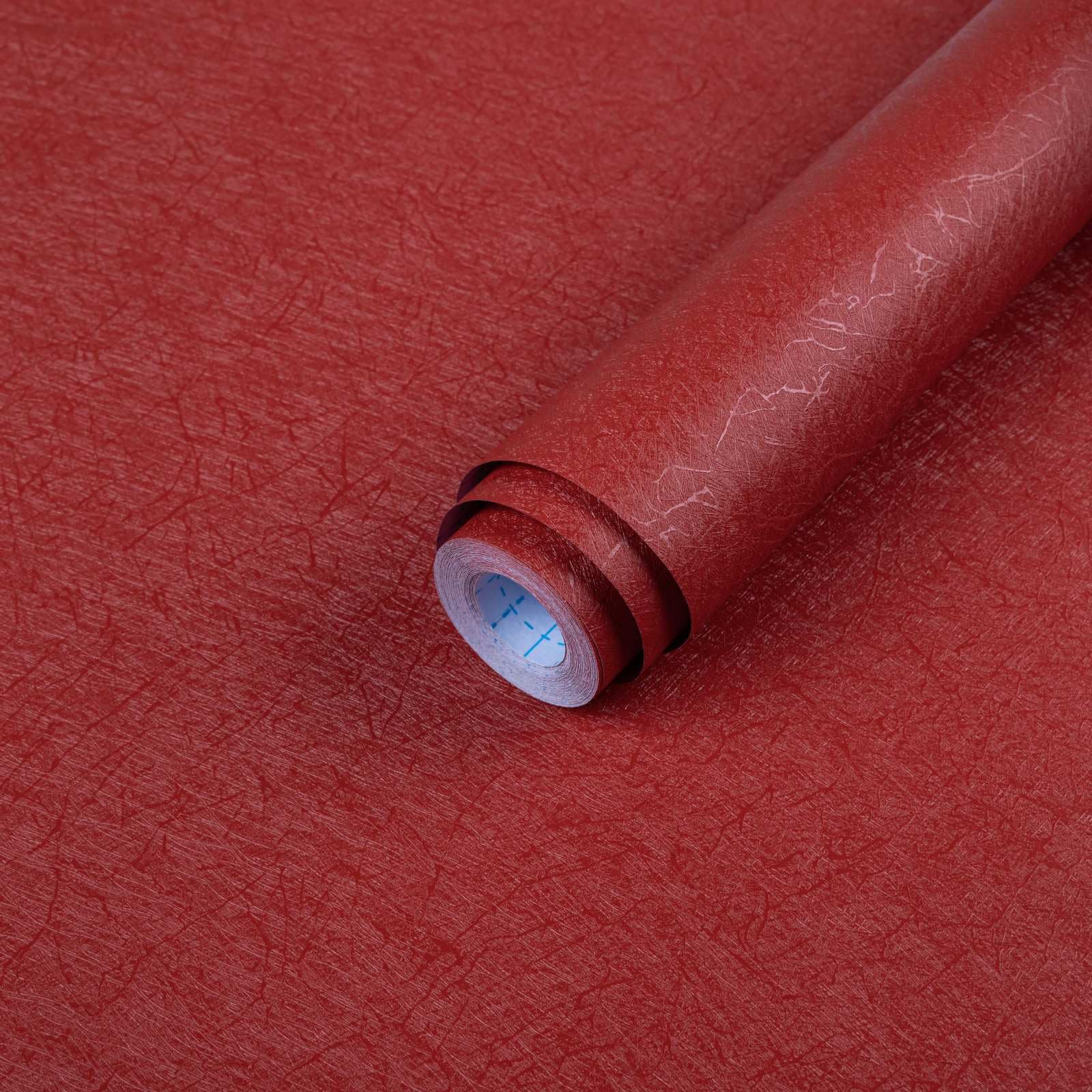 Papier peint autocollant soie rouge pour rénovation rapide 40cm