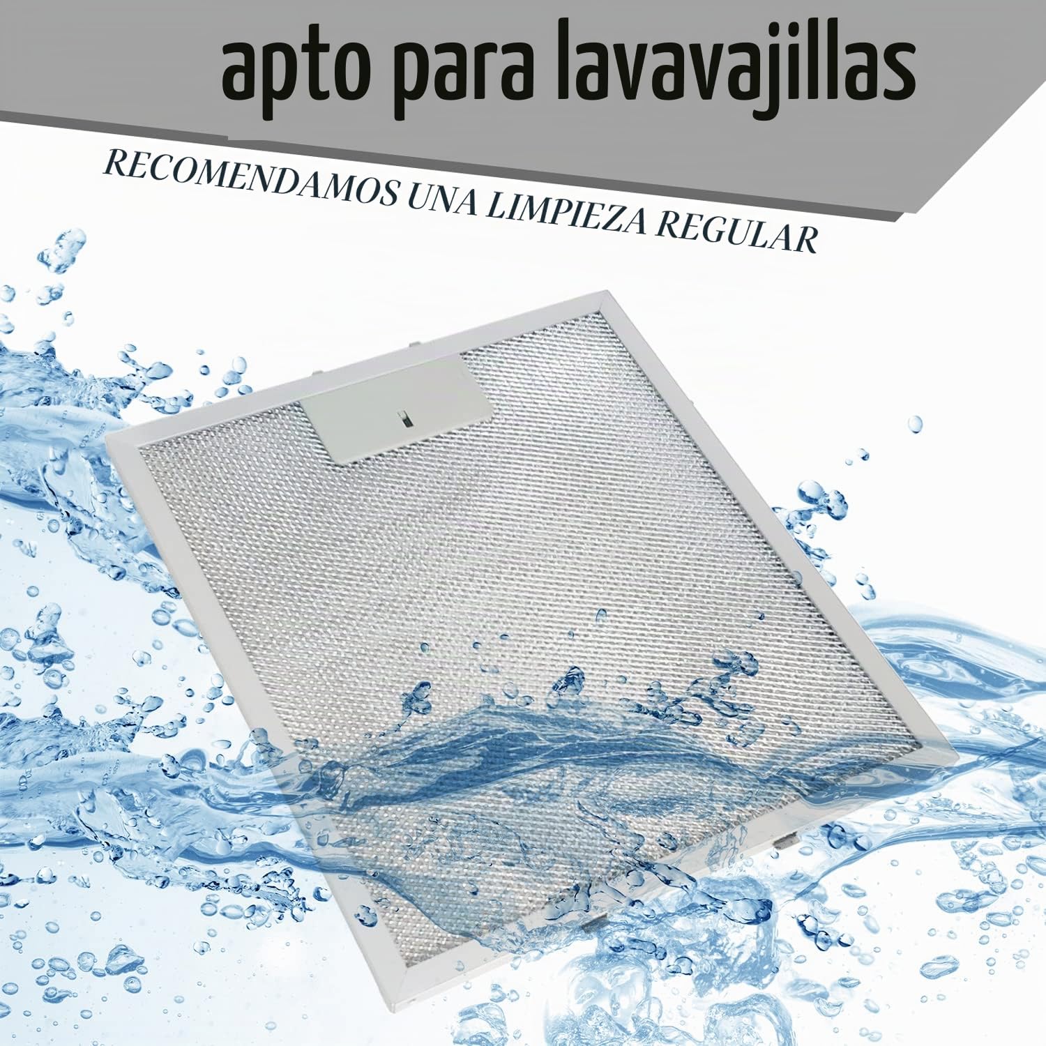 3 filtros de grasa metálicos para campana extractora de 305 x 267 mm, rejilla para AEG Electrolux 405525042-9 4055250429 Elica GRI0009219A KIT0010805 93952919 Whirlpool Bauknecht