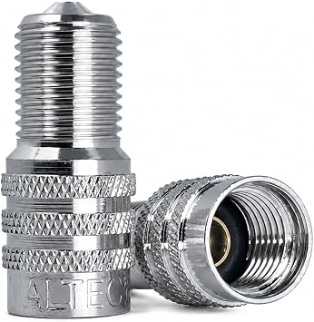 Haltec DS-1 Double Seal Inflate Through Valve caps for Trucks RVs and Semis - 50 Pack - Chrome