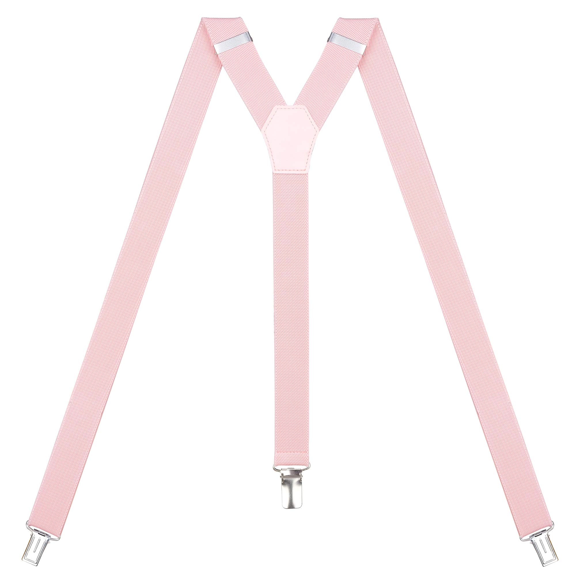 Womens Suspenders – Y Back Style – 1" Width - Comfortably Adjustable Elastic Straps and Metal Clips