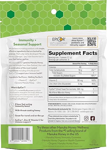 Miniatura 8 de Gotas de miel orgánica de manuka 40 onzas Wedderspoon