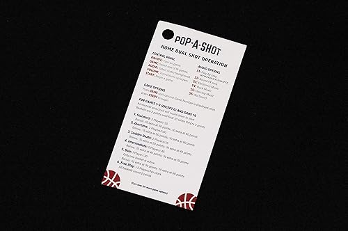 Miniatura 7 de Pop-A-Shot - Inicio Dual Shot con Bradley Braves NCAA Gráficos l Sensor de puntuación l 16 modos de juego l 7 bolas l Almacenamiento plegable l para