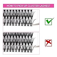 Vista 53 de Eyelash Extension Kit Lash Bond and Seal Lash Clusters with Eyelash Tweezer Lash Glue for Individual Lashes Lash Applicator Tool for DIY Lash