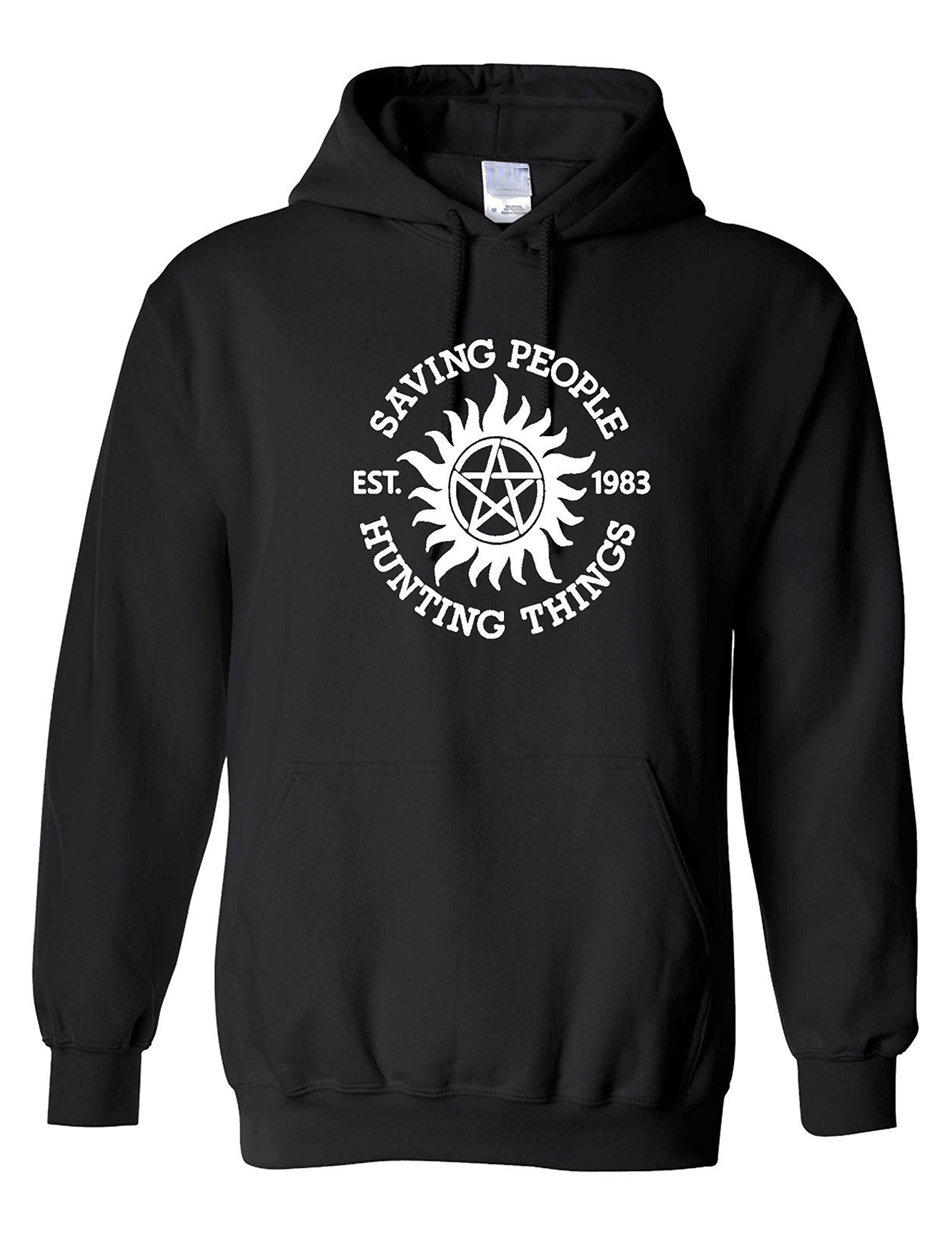 Inspired Funny Saving Hunting Things hooded Sweatshirt (XX-Large, Winchester 83)