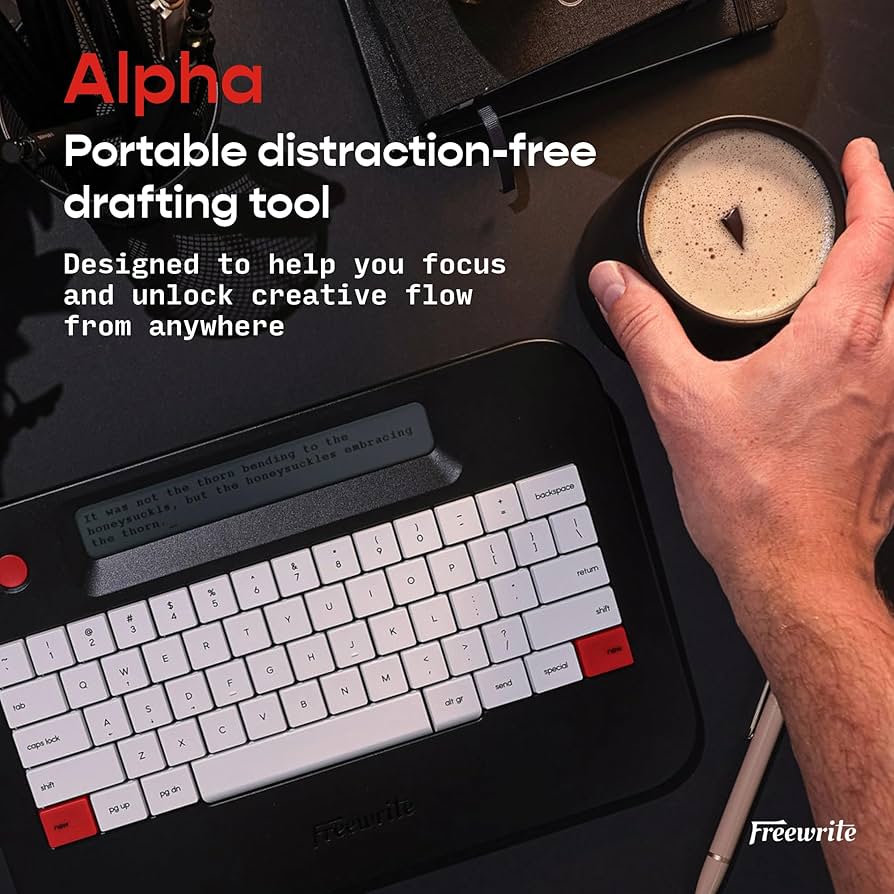 【ほぼ新品】Free write alpha Alpha Raven Black With Backlight - Freewrite Store