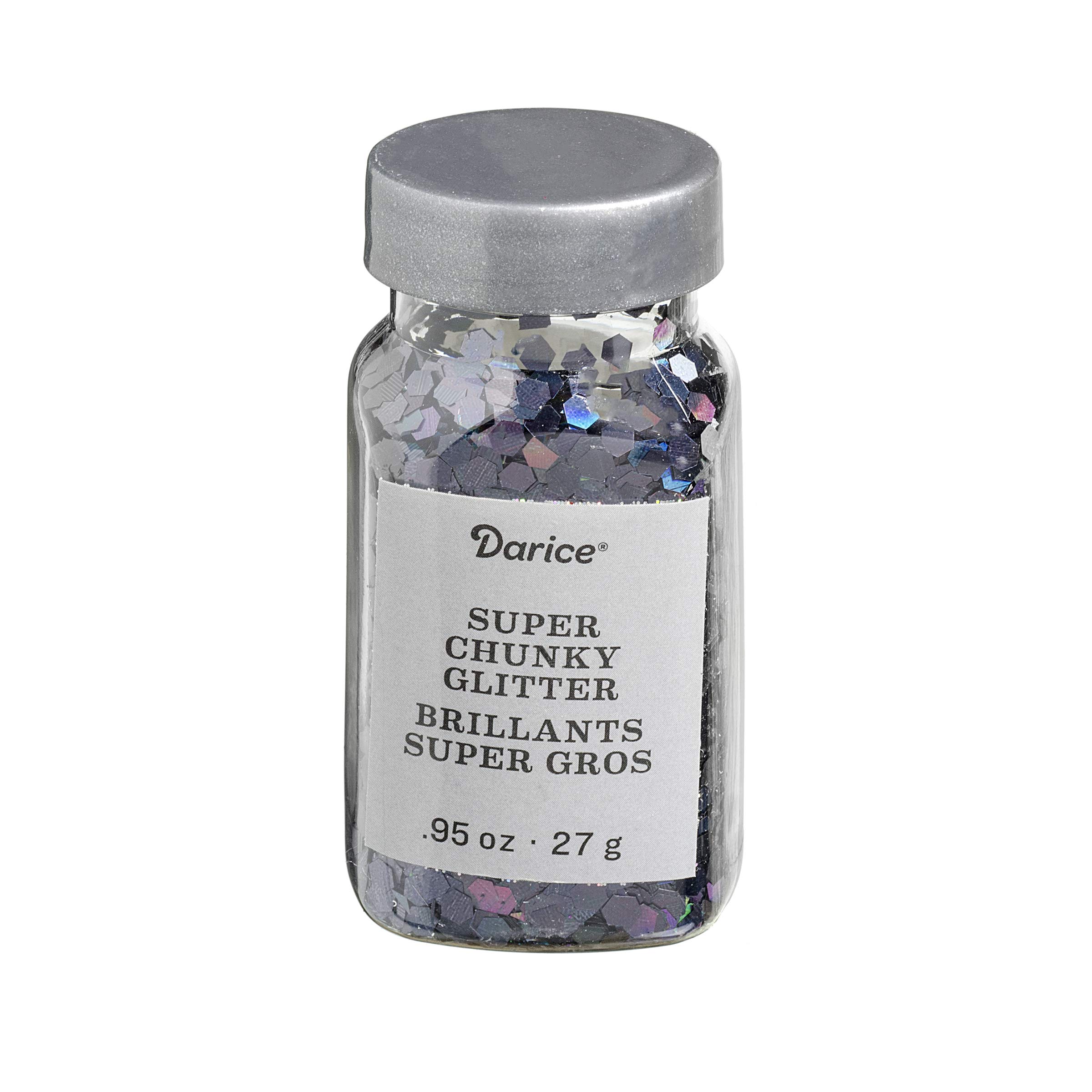 Darice Super Chunky Glitter, Multicolor