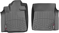Vista 1 de WeatherTech Revestimientos para pisos a medida para Toyota Sequoia, Tundra, Sequoia - 1ra fila (442771), Negro